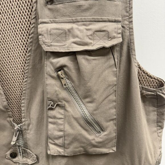 Humvee Size XL Outdoor Shooting Fishing Vest Many Pockets Front Zipper Closure - Picture 4 of 10